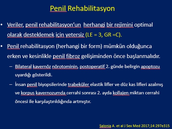 Radikal Prostatektomi Sonrası Erektil Disfonksiyon