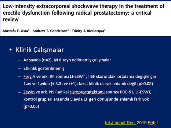 Radikal Prostatektomi Sonrası Erektil Disfonksiyon
