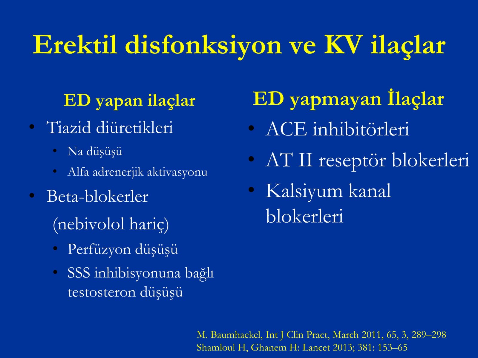 Erektil Disfonksiyon Tedavisi