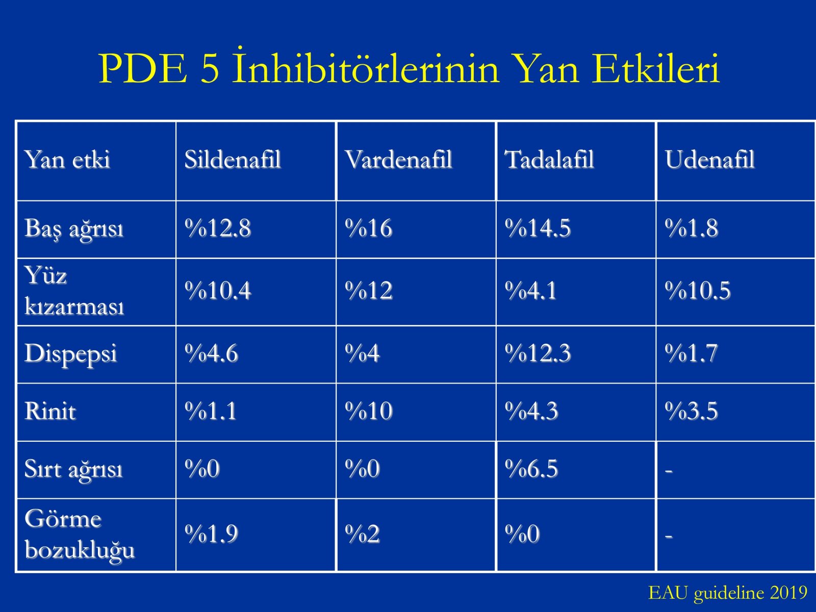 Erektil Disfonksiyon Tedavisi