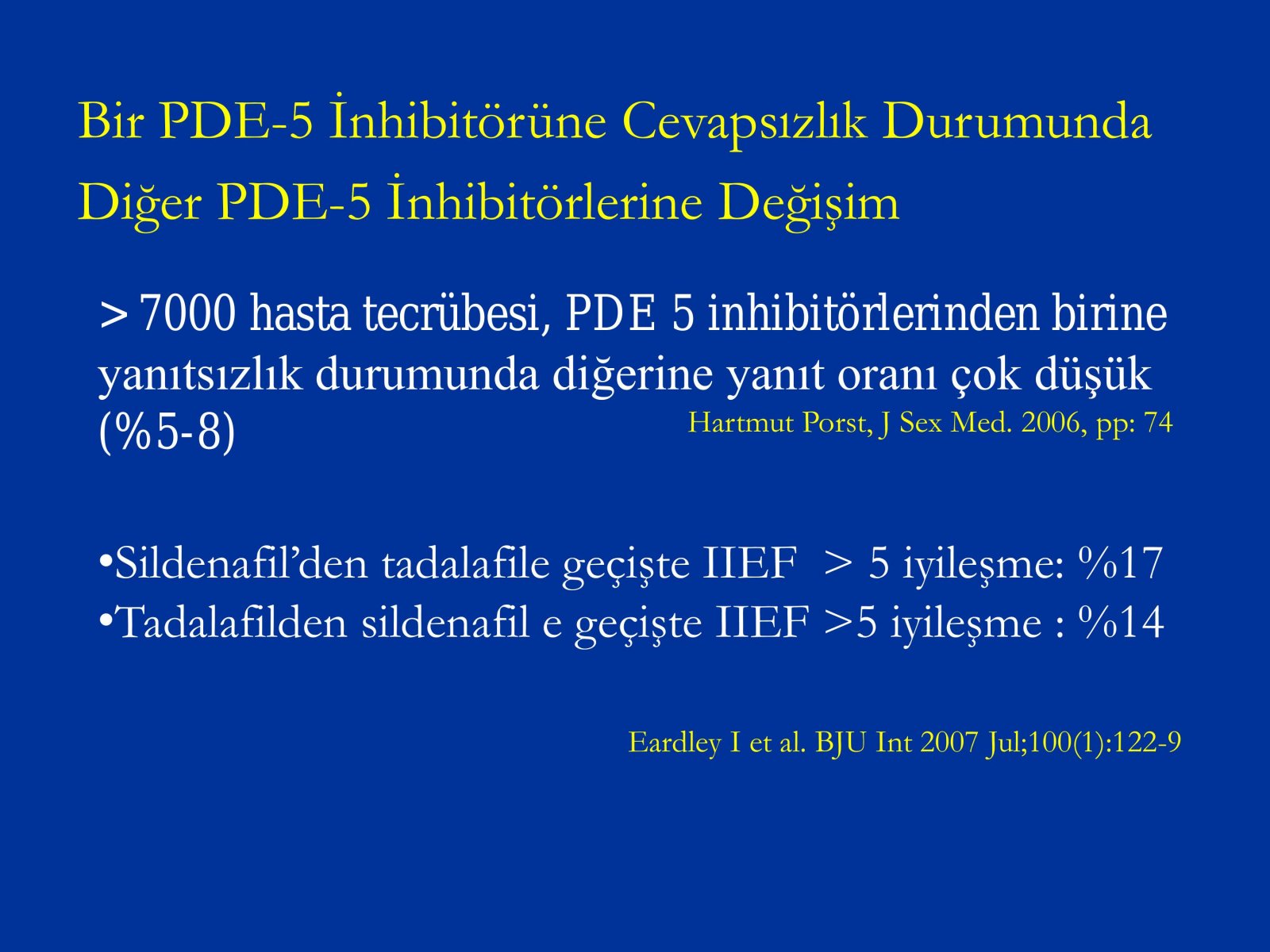 Erektil Disfonksiyon Tedavisi